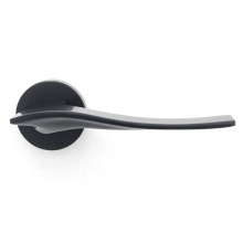 Simple  type door hardware china modern exterior black door lever handle